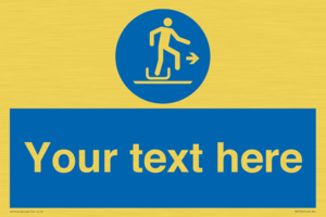 Custom Alighting from a toboggan to the right